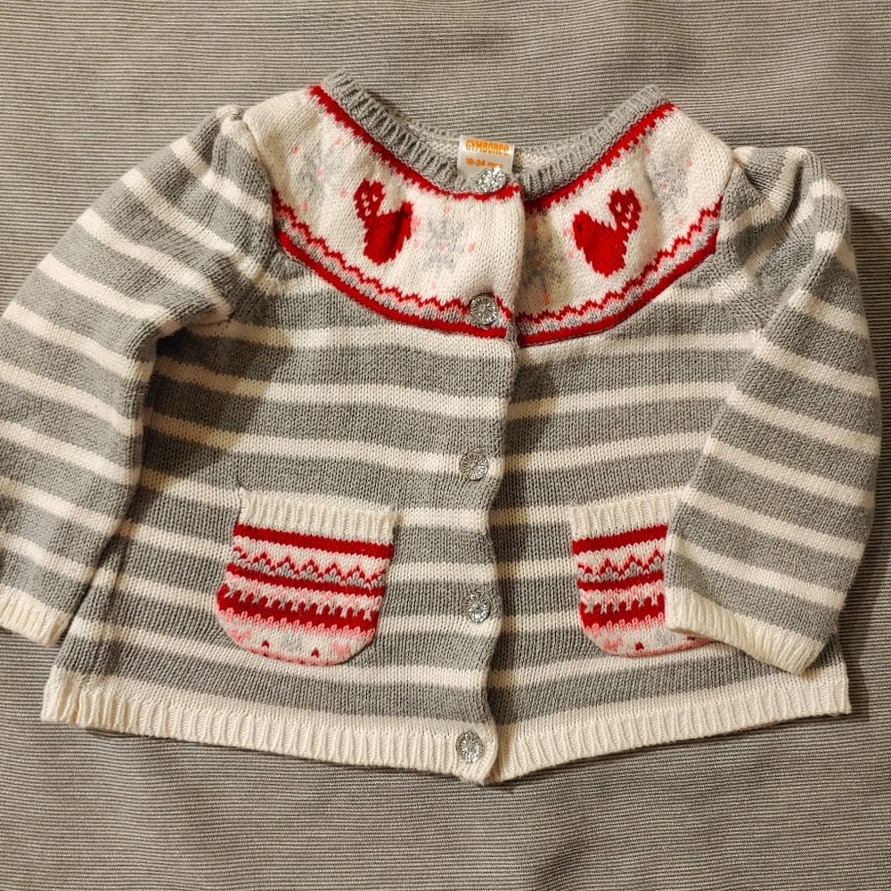 Gymboree Holiday Knit Cardigan